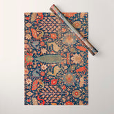 17th Century Persian Rug Print with Animals Wrapping Paper