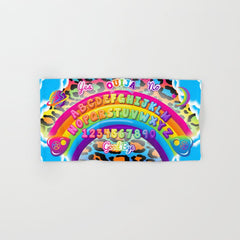 1997 Neon Rainbow Spirit Board Bath Towel
