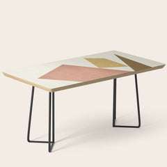 3 Forms Composition - Pink Coffee Table