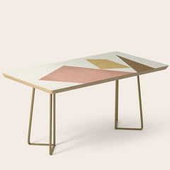 3 Forms Composition - Pink Coffee Table