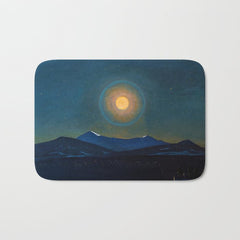"Moonlight, Winter" by Rockwell Kent (1940) Bath Mat