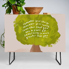 "Remember Your Story, Remember Your Roots, Remember That You Are A Part Of Something So Much Greater Than You." Credenza