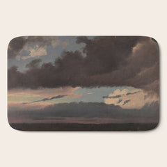 "Cloud Study" by Knud Baade, 1839 Bath Mat