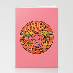 2020 Aries Stationery Card
