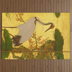 16th Century Japanese Birds & Flowers Outdoor Rug