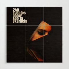 240 Kasetes Wood Wall Art