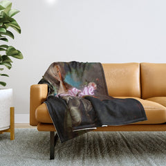 Champagne Diet' Marie Antoinette Throw Blanket