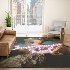 Champagne Diet' Marie Antoinette Rug