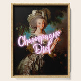 Champagne Diet' Marie Antoinette Serving Tray
