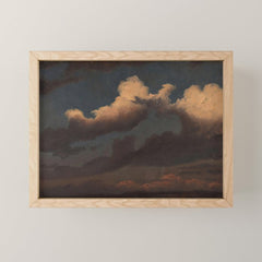 "Cloud Study" by Knud Baade, 1843 Mini Art Print