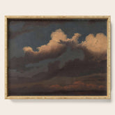 "Cloud Study" by Knud Baade, 1843 Serving Tray