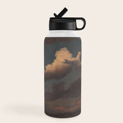 "Cloud Study" by Knud Baade, 1843 Water Bottle