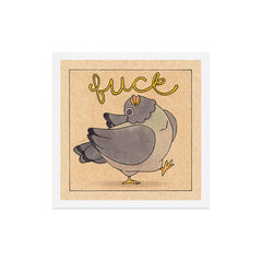 Fuck' Pigeon 02 Art Print