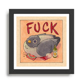 Fuck' Pigeon 05 Framed Art Print