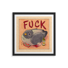 Fuck' Pigeon 05 Framed Art Print