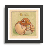 Fuck' Pigeon 06 Framed Art Print