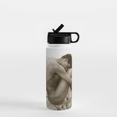 Caino' Male Nude black and white photograph / black and white photography by Wilhem von Gloeden Water Bottle
