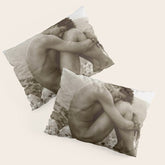 Caino' Male Nude black and white photograph / black and white photography by Wilhem von Gloeden Pillow Sham