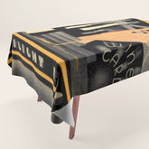 1930's Waldorf Astoria Hotel NYC The Starlight Roof, Champagne Wine Card Vintage Poster Tablecloth