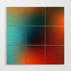 16 Intense Gradient Aura Ombre By Valourine 240821 Wood Wall Art