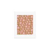 70������s Retro Floral Art Print