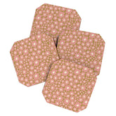 70������s Retro Floral Coaster