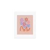 70s Retro Floral vibe Art Print
