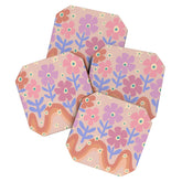 70s Retro Floral vibe Coaster