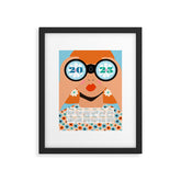 2025 Calendar - Seeking New Horizons Framed Art Print