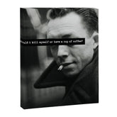 "Should I Kill Myself or Have a Cup of Coffee?" Albert Camus Quote Canvas Print