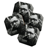 "Should I Kill Myself or Have a Cup of Coffee?" Albert Camus Quote Coaster