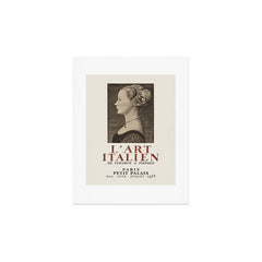 1935 French Art Exhibition Poster - Italian Art from Cimabue to Tiepolo Art Print
