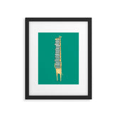 A book lover Framed Art Print