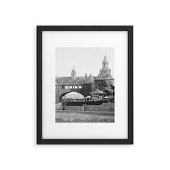 1890 Narragansett Towers & Casino, Narragansett, Rhode Island Framed Art Print