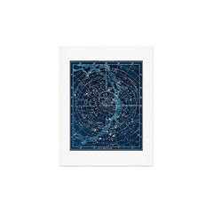 1900 Star Constellation Map - Chart Vintage Poster Art Print