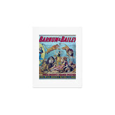 1910 Barnum & Bailey Circus Dancing Lions - M'lle Adgi's Acting Vintage Poster Art Print