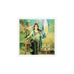 1910 Fernet Branca Liqueur Aperitif Advertisement Poster Print Art Print