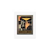 1930's Waldorf Astoria Hotel NYC The Starlight Roof, Champagne Wine Card Vintage Poster Art Print