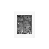 A book lovers dream - Cast-iron Book Alcoves Cincinnati Library black and white photography Art Print