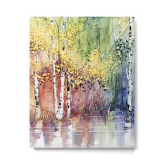 4 Season watercolor collection - summer Metal Print