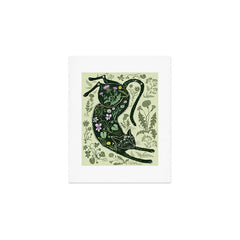 A Cat in the Wildflowers Art Print