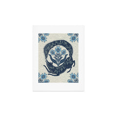 A Fox Chasing Its Tail Art Print