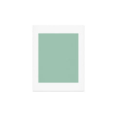 1950s Mint Green Solid Art Print