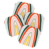 70s Vintage Rainbow Coaster