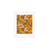 70s Retro Floral Art Print