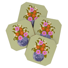 1970s Disco Ball Flower Pot Coaster