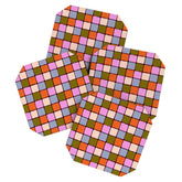 1970s Disco Dancefloor Checkerboard Pattern Coaster