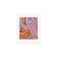 70s Psychedelic Swirl Art Print