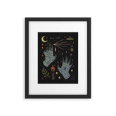 A Curse Upon You! Framed Art Print