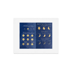 17th-Century Astronomical Art by Maria Clara Eimmart: Phases of Jupiter and Mercury Art Print